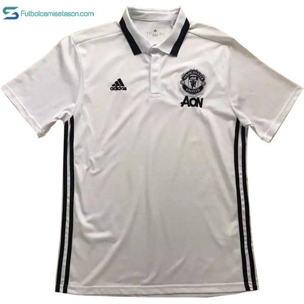 Polo Manchester United 2017/18 Blanco